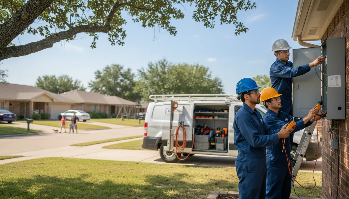 Certified electrician providing emergency electrical services in Pleasant Hill, TN